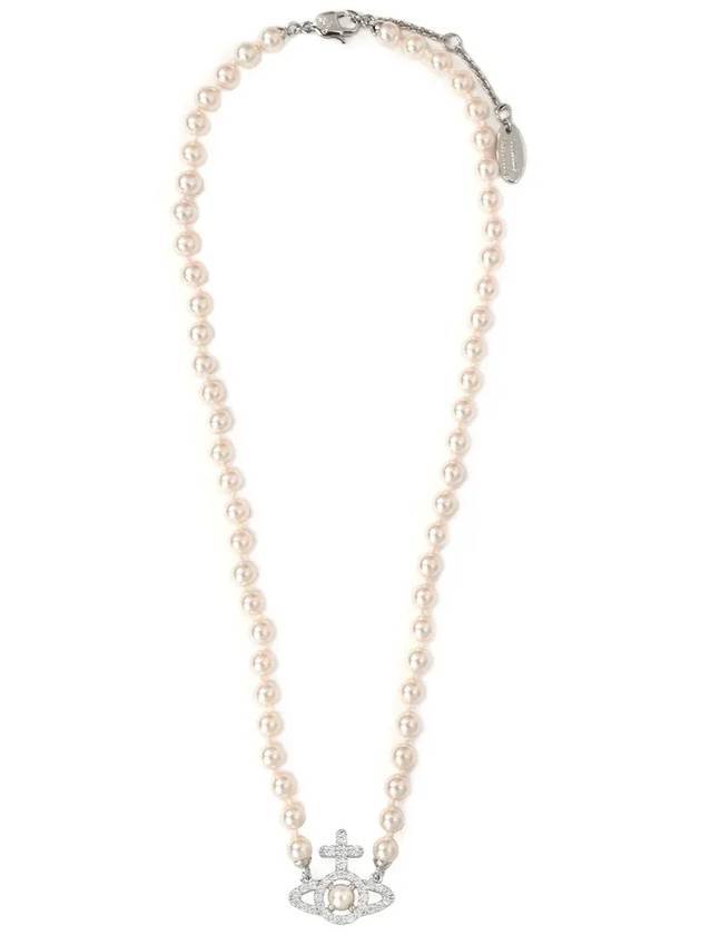 Women's Olympia Pearl Necklace Silver - VIVIENNE WESTWOOD - BALAAN 1