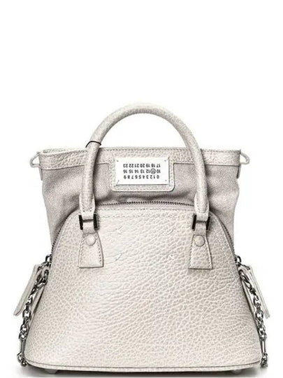 5AC Classique Micro Tote Bag Light Grey - MAISON MARGIELA - BALAAN 2