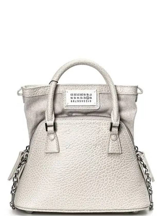 5AC Classique Micro Tote Bag Light Grey - MAISON MARGIELA - BALAAN 2