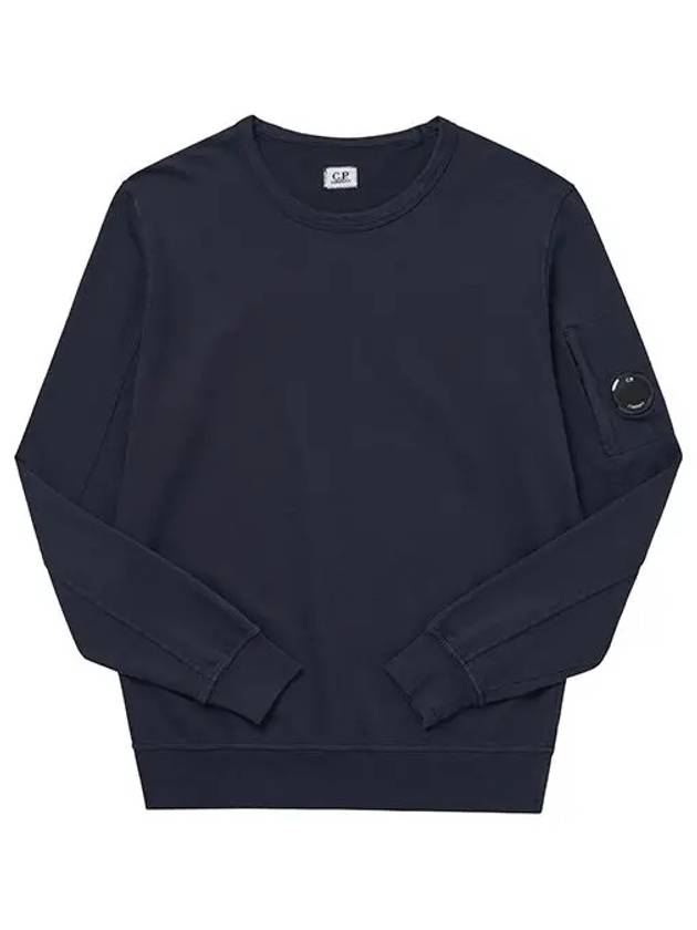 Light Fleece Sweatshirt Navy - CP COMPANY - BALAAN 5