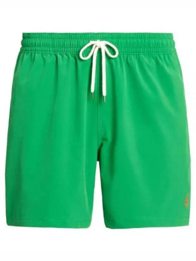 Logo Drawstring Swim Shorts Green - POLO RALPH LAUREN - BALAAN 2