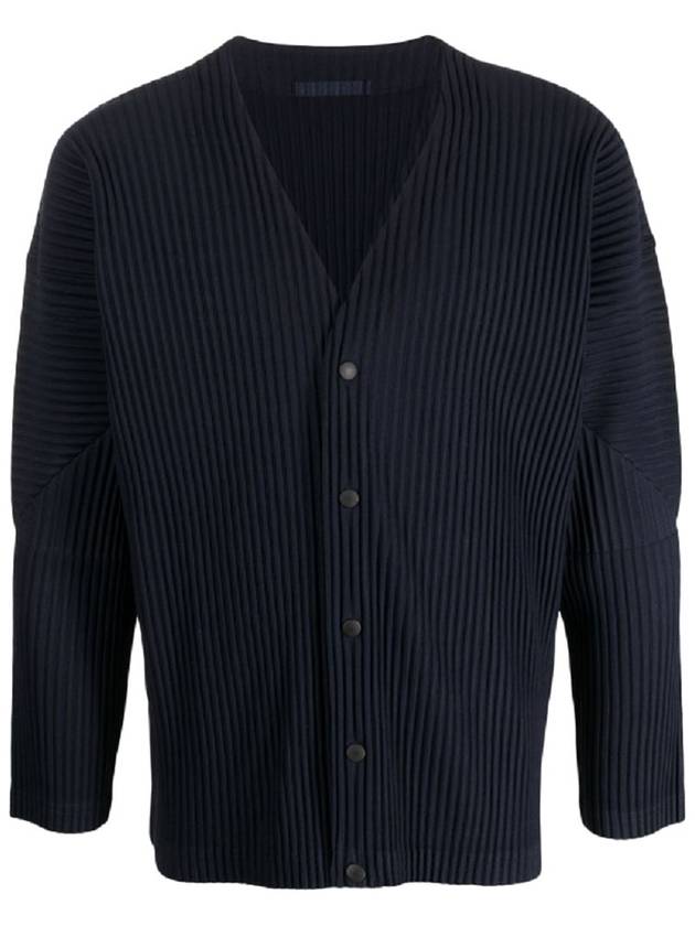 Pleated Cardigan Navy - ISSEY MIYAKE - BALAAN 2