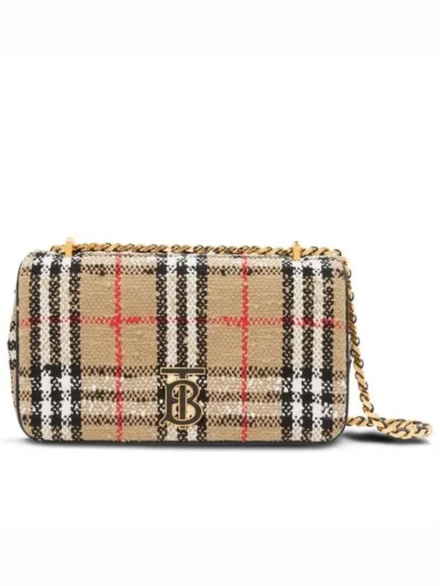 Boucle Lola Vintage Check Small Cross Bag Beige - BURBERRY - BALAAN 2