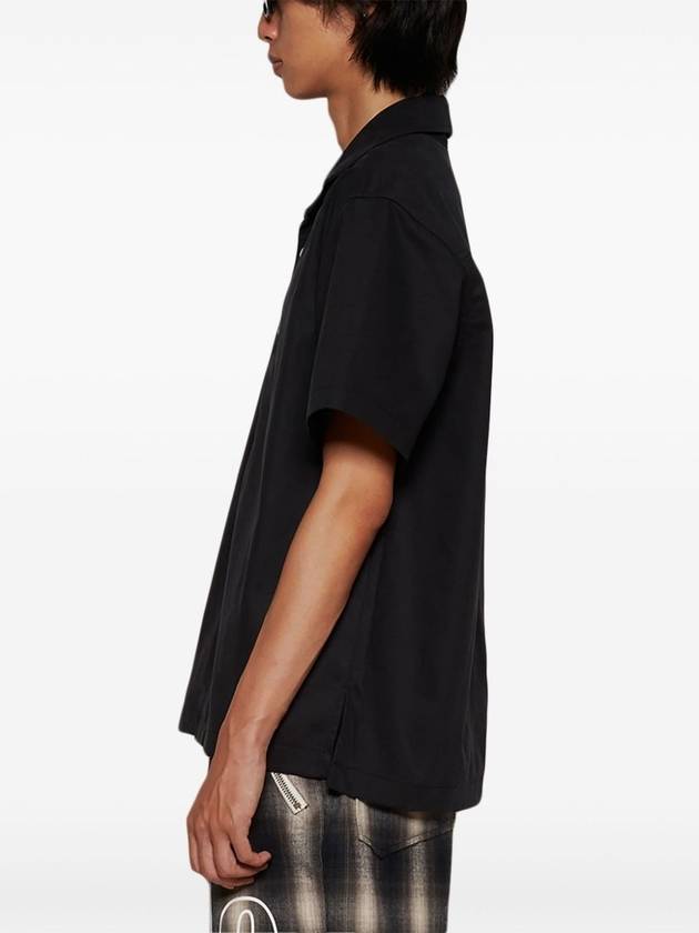 RHUDE CROSS LOGO SNAP SHIRT - RHUDE - BALAAN 4