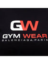 Gymwear logo tshirt 612964 TIVD5 - BALENCIAGA - BALAAN 3