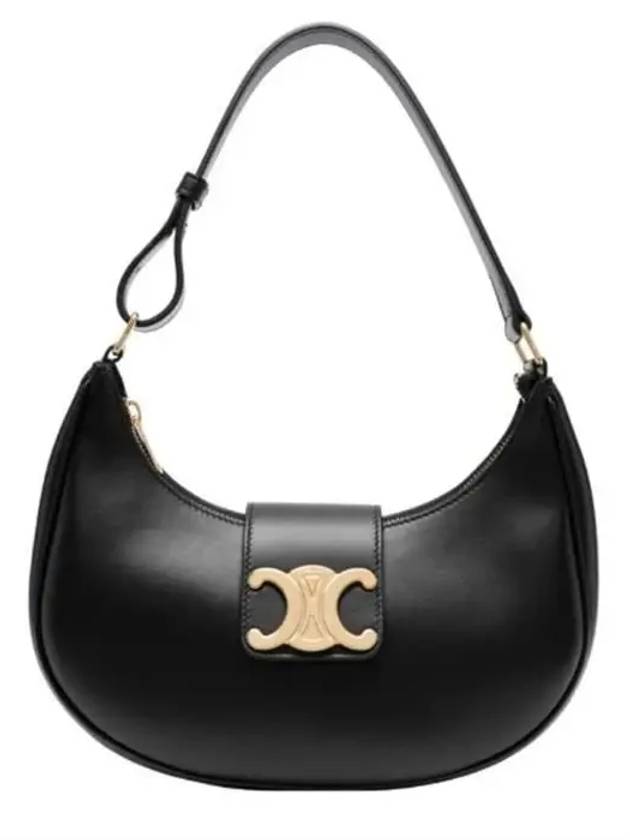 Ava Triomphe Smooth Calfskin Shoulder Bag Black - CELINE - BALAAN 2