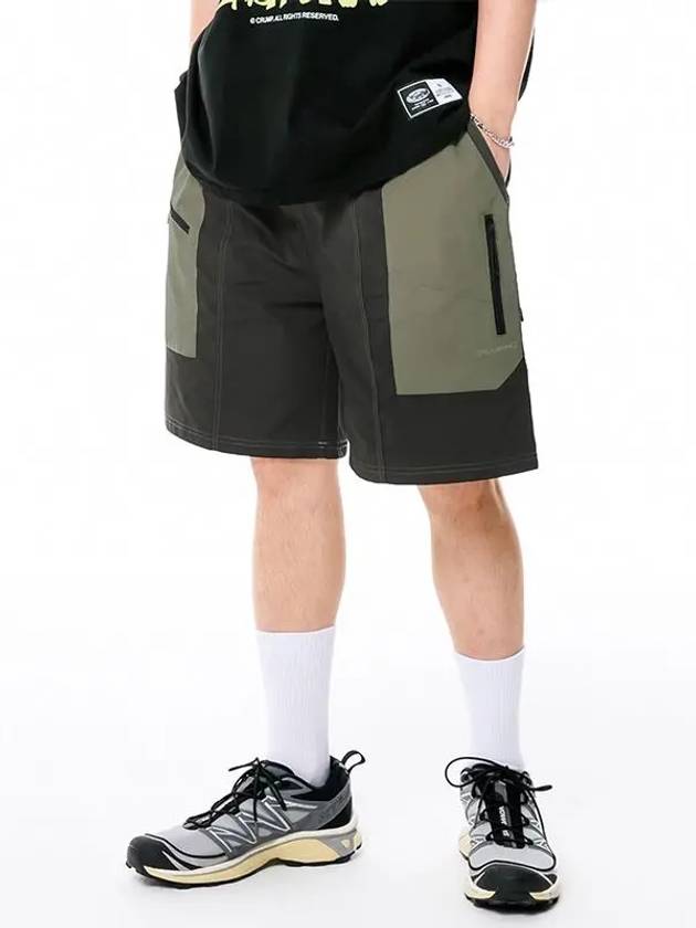 Utility Cargo Shorts Charcoal - CRUMP - BALAAN 2