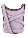 Curve Mini Cross Bag Lilac - ALEXANDER MCQUEEN - BALAAN.