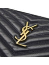 Women s Quilted Leather Gold Clutch Bag 8868 - SAINT LAURENT - BALAAN 6