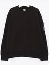 Cotton Diagonal Fleece Lens Sweatshirt Black - CP COMPANY - BALAAN 2