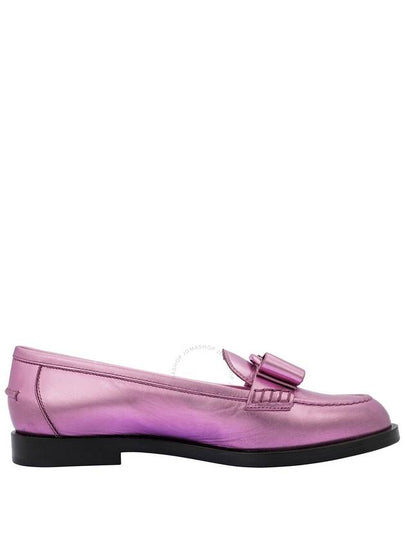 Salvatore Viva Leather Loafer Flamingo - SALVATORE FERRAGAMO - BALAAN 2