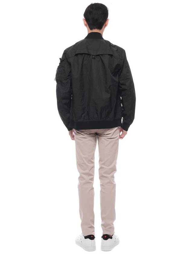 Membrana 3L TC Breathable and Water-Resistant Bomber Jacket Black - STONE ISLAND - BALAAN 6