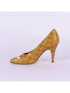 GG Supreme Pumps Heel Yellow - GUCCI - BALAAN 4