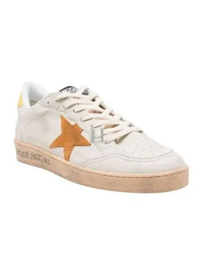 Ballstar Yellow Tab Low Top Sneakers White Cathay - GOLDEN GOOSE - BALAAN 2