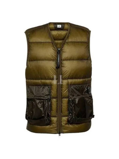 Lens Detail Zip-Up Quilted Vest Green - CP COMPANY - BALAAN 2