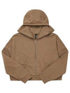 Cotton Hooded Jacket Beige - ENTIRE STUDIOS - BALAAN 1