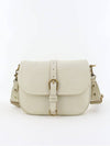 Buckle Leather Cross Bag Beige - GOLDEN GOOSE - BALAAN 2