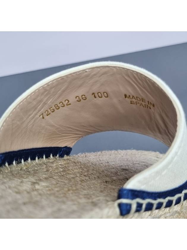 GG logo espadrille mule slippers - GUCCI - BALAAN 7