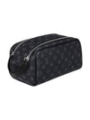 Dopp Kit Monogram Eclipse Pouch Bag Black - LOUIS VUITTON - BALAAN 3