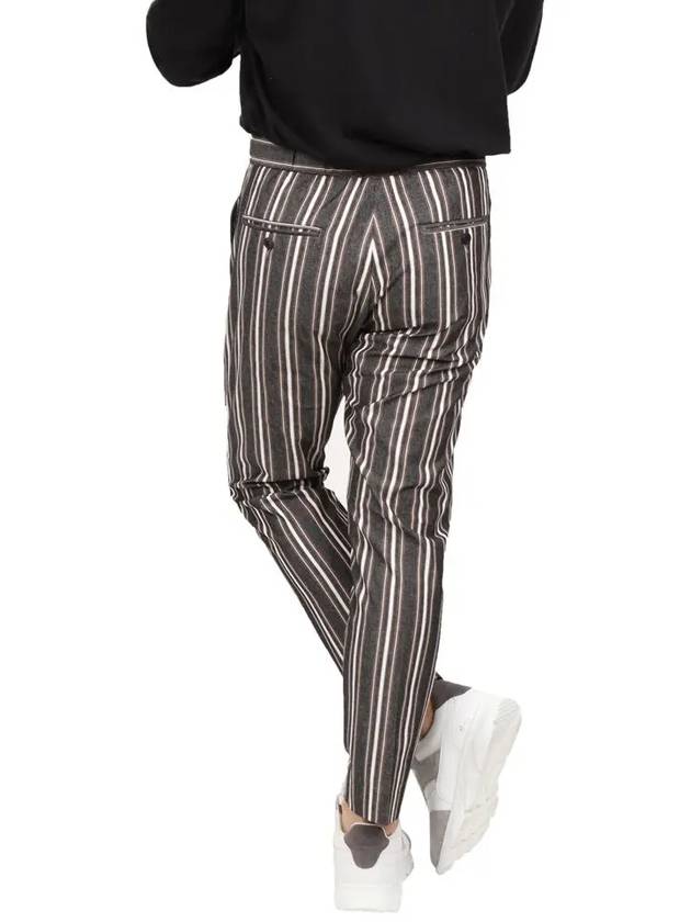 IKALOOK ANTONYMORATO Italy Striped Casual Pants - IKALOOOK - BALAAN 4