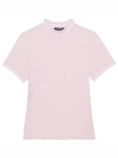 Women's Featherweight Mock Neck Golf Short Sleeve T-Shirt Blush - G/FORE - BALAAN 2