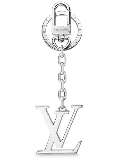 LV Initials Bag Charm Key Holder Silver - LOUIS VUITTON - BALAAN 2