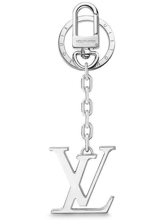 LV Initials Bag Charm Key Holder Silver - LOUIS VUITTON - BALAAN 2