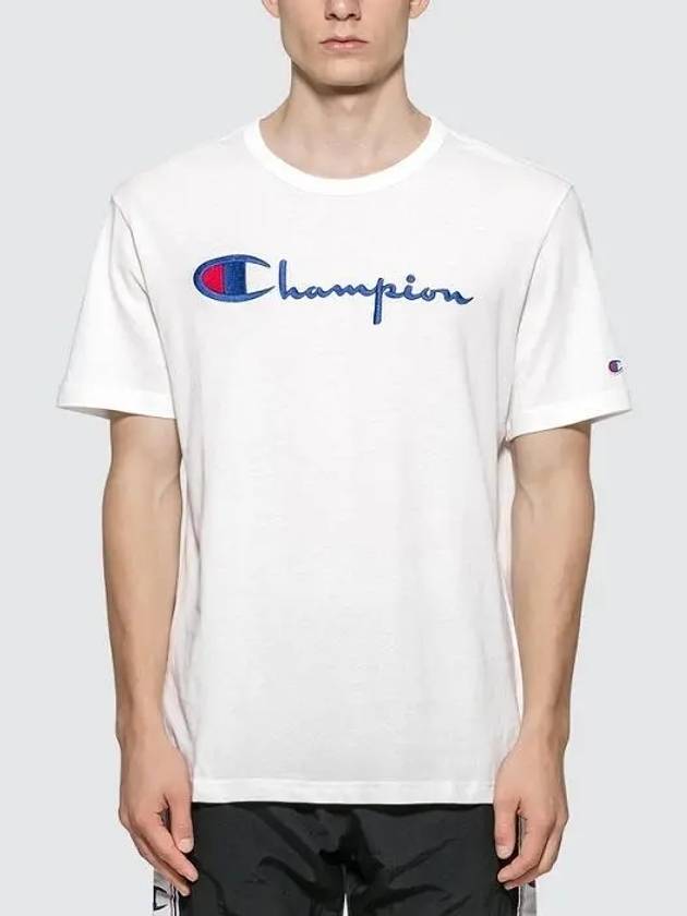 Big Script Short Sleeve TShirt 210972 - CHAMPION - BALAAN 5