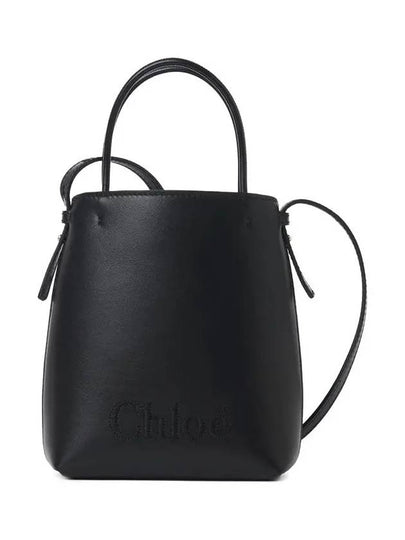 Sense Micro Calfskin Tote Bag Black - CHLOE - BALAAN 2