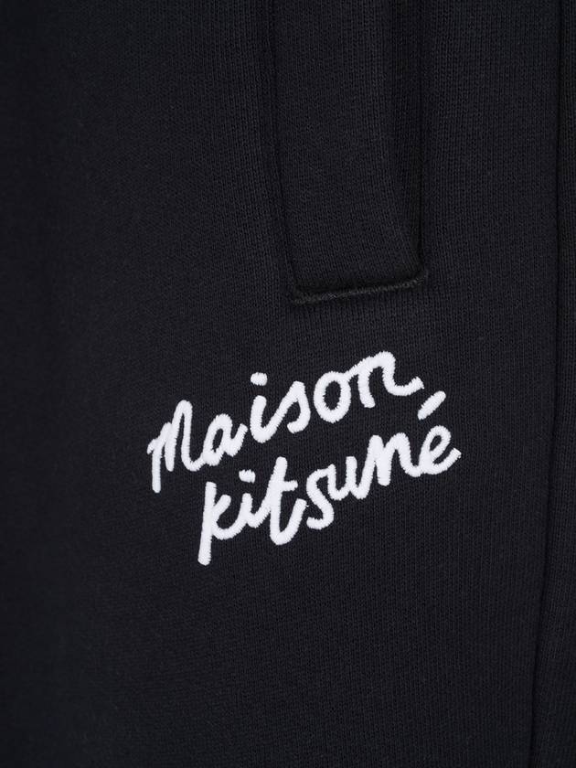 Handwriting Comfort Track Pans Black - MAISON KITSUNE - BALAAN 4