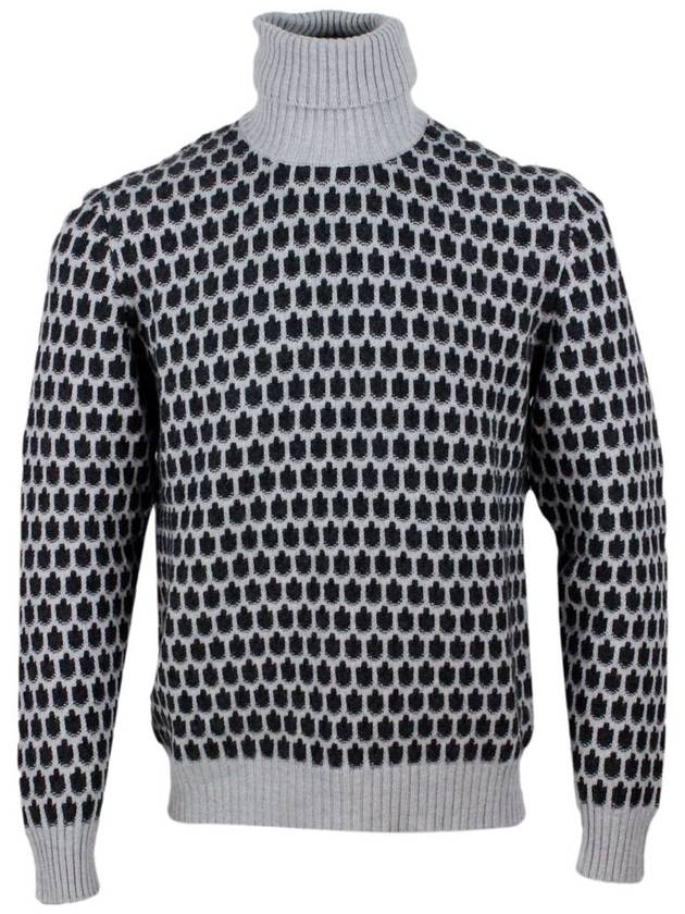 Turtleneck UK1381W22 V142 Gray - KITON - BALAAN 2