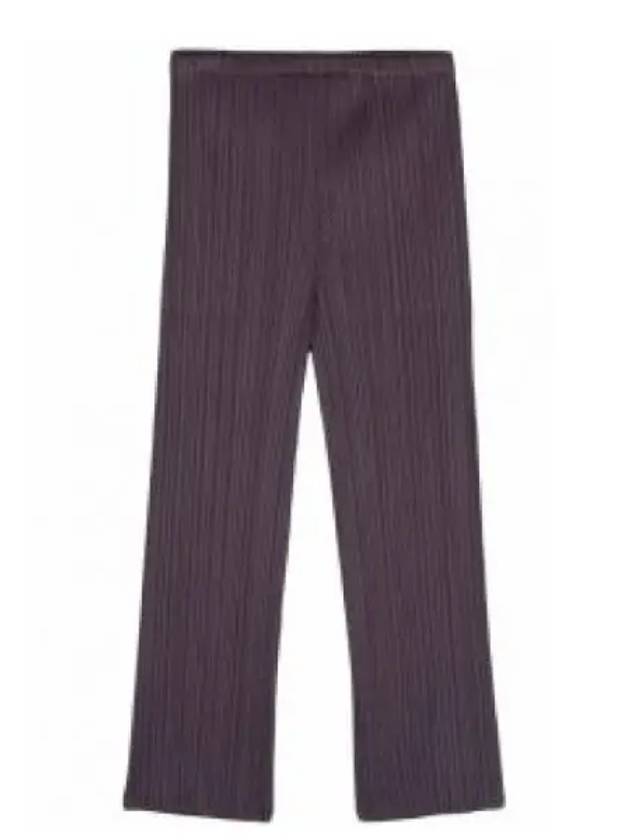 MC November Pleated Straight Pants Purple - ISSEY MIYAKE - BALAAN 2