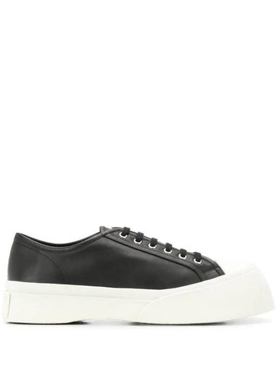 Pablo Platform Nappa Leather Low Top Sneakers Black - MARNI - BALAAN 2