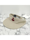 Embroidered Logo Visor Cap Ivory - ISABEL MARANT - BALAAN 3