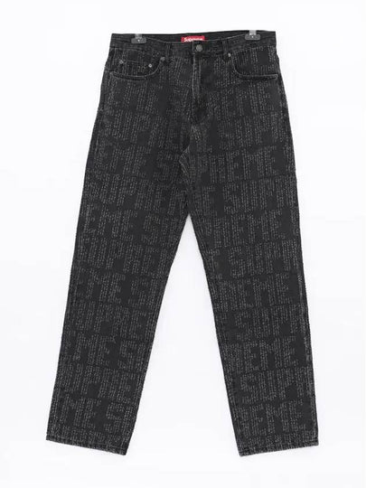 P54 BLACK Worsted Denim Pants - SUPREME - BALAAN 2