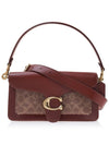 Signature Canvas Tabby Shoulder Bag CD324 TAN RUST - COACH - BALAAN 1