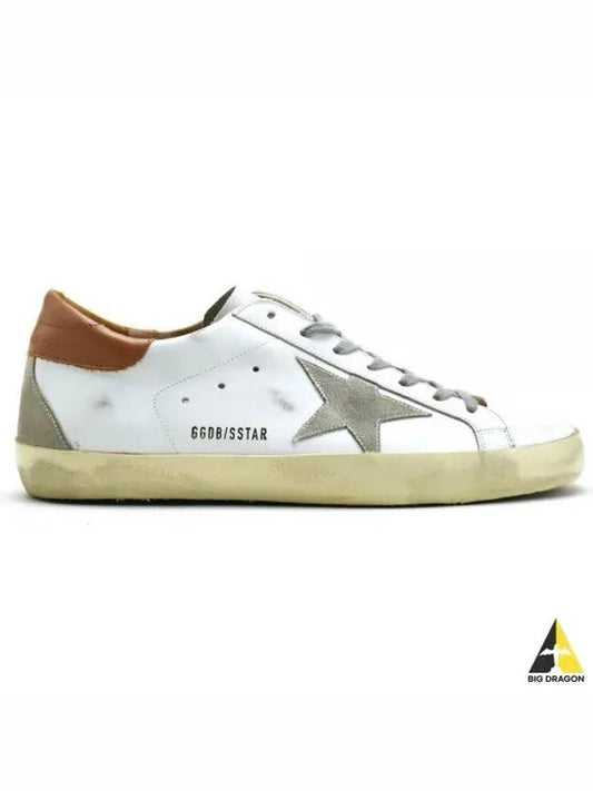 Superstar Brown Tab Sneakers White - GOLDEN GOOSE - BALAAN 2