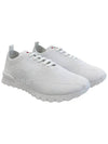 Fit Knit Low Top Sneakers White - KITON - BALAAN 3