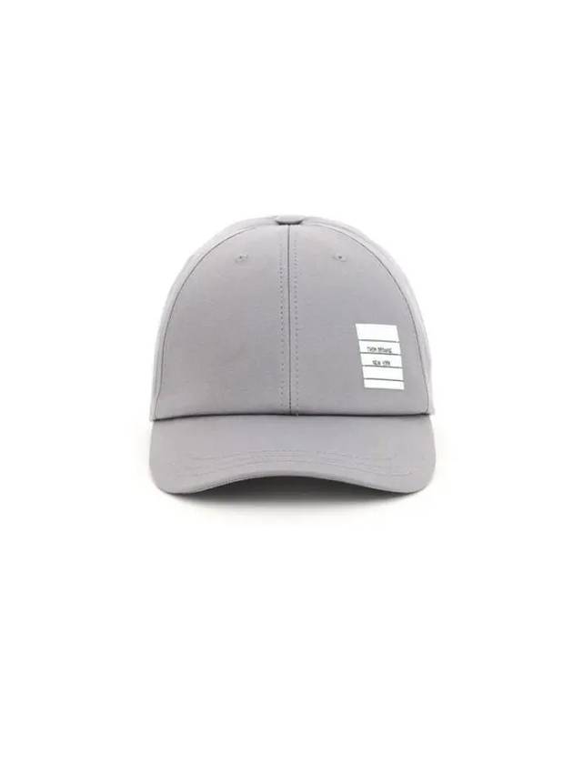 Classic Logo Patch Ball Cap Grey - THOM BROWNE - BALAAN 4