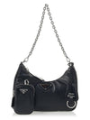 Re-Edition 2005 Padded Nappa Leather Shoulder Bag Black - PRADA - BALAAN 2