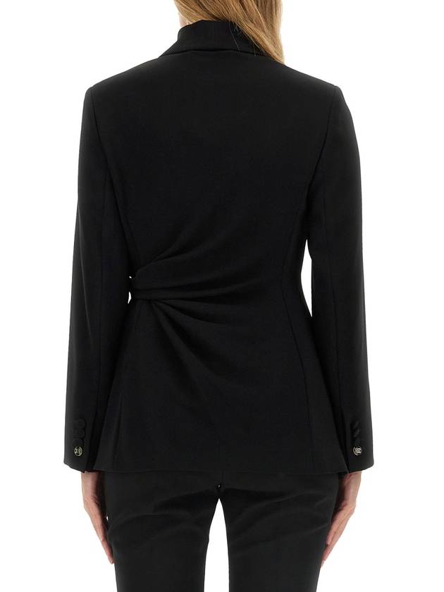 Comma Triacetate Jacket Black - MAX MARA - BALAAN 4