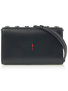 Paloma Fold-Over Embellished Clutch Bag Black - CHRISTIAN LOUBOUTIN - BALAAN 4