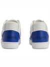 Velcro CT 02 Mid Top Sneakers Optic White Blue - CELINE - BALAAN.