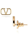 V logo Earings Gold - VALENTINO - BALAAN 5