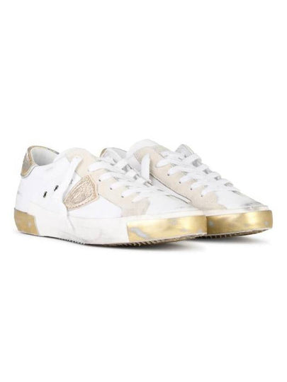 Philippe Model 'Prsx' White Leather Blend Sneakers - PHILIPPE MODEL - BALAAN 2