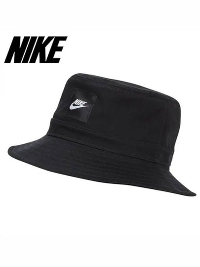 Core Bucket Hat Black - NIKE - BALAAN 2