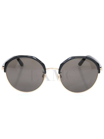 Sunglasses BB logo black gold double B BA137K - BALENCIAGA - BALAAN 1