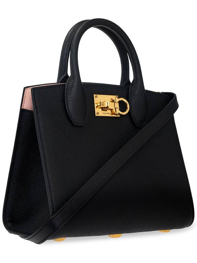 FERRAGAMO ‘Ferragamo Studio Box’ Shoulder Bag, Women's, Black - SALVATORE FERRAGAMO - BALAAN 4