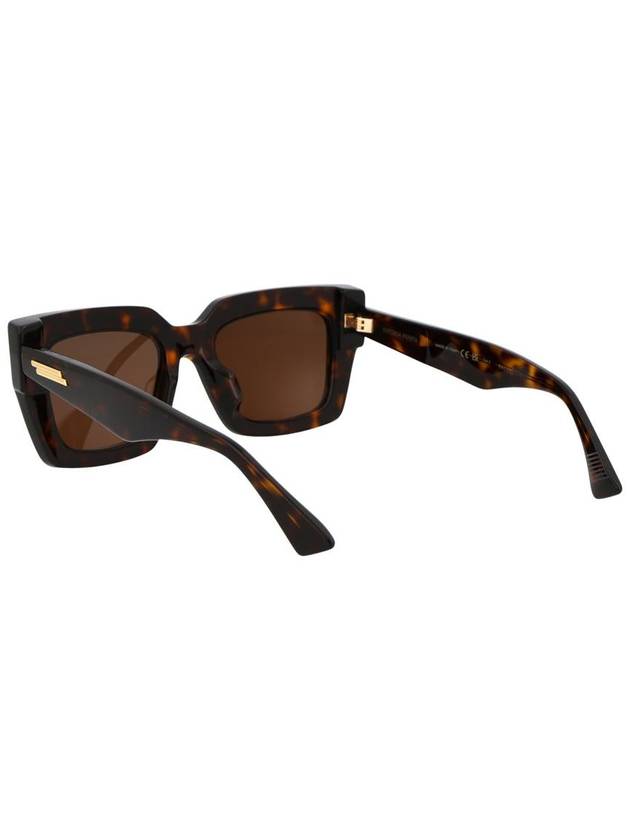 EYEWEAR Tortoiseshell effect oversized sunglasses BV1212S - BOTTEGA VENETA - BALAAN 5