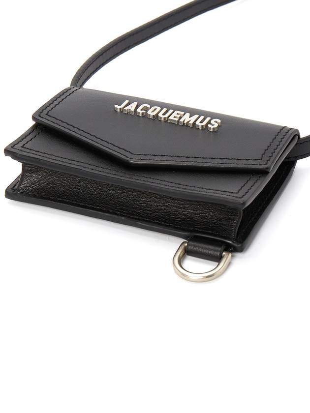 Le Porte Azur Envelope Pouch Bag Black - JACQUEMUS - BALAAN 6